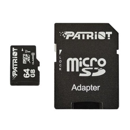 Patriot Memory 64GB Micro SDXC Class10, PSF64GMCSDXC10 PSF64GMCSDXC10